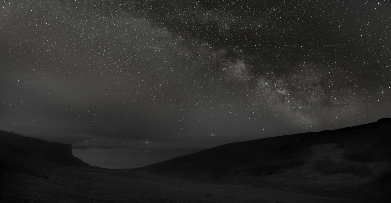 Seven Sisters at night